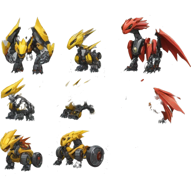 Mechanical Pokémon-Digimon-dragon-Bionicle-Mecha emoji