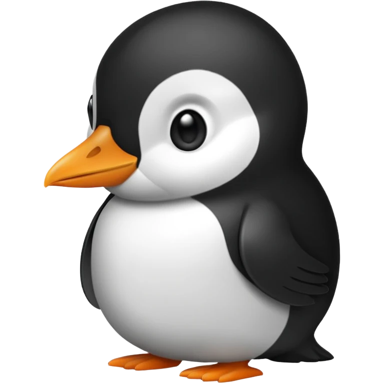 Maak een pinguïn die blij is emoji