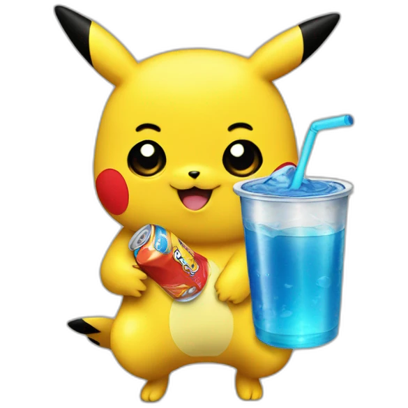 pickachu with caprisun emoji