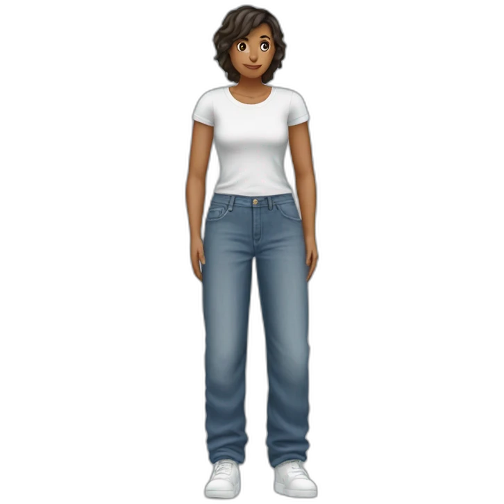 A baggy jeans emoji