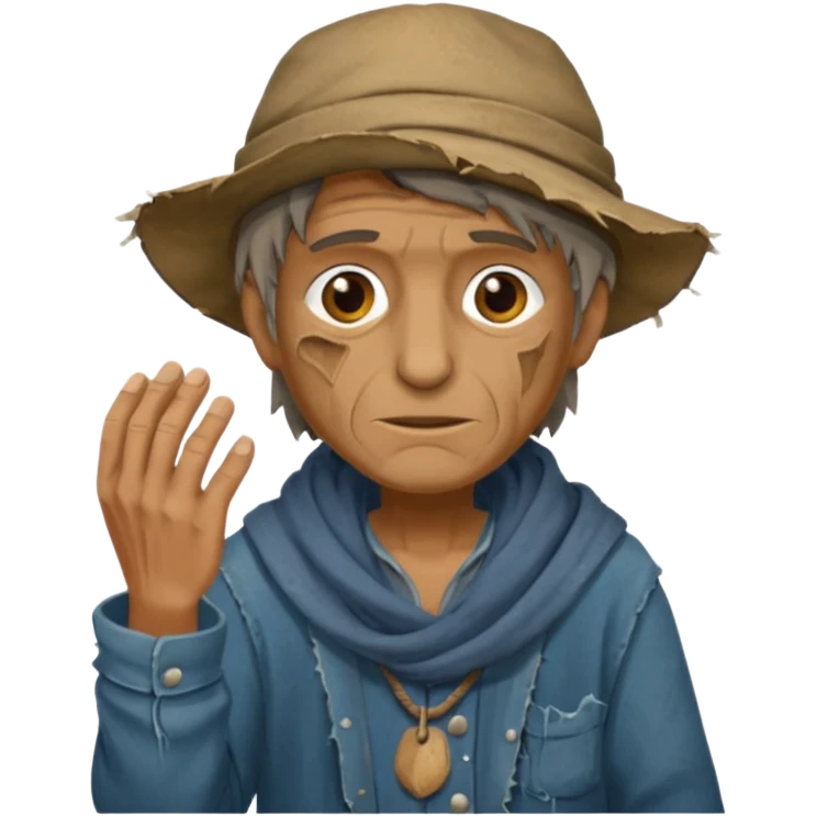 beggar  emoji