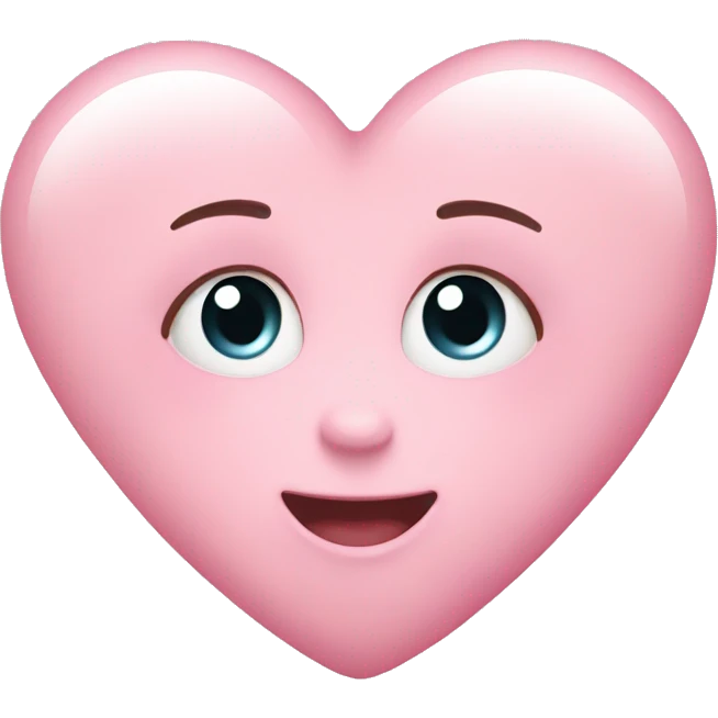 baby pink heart emoji