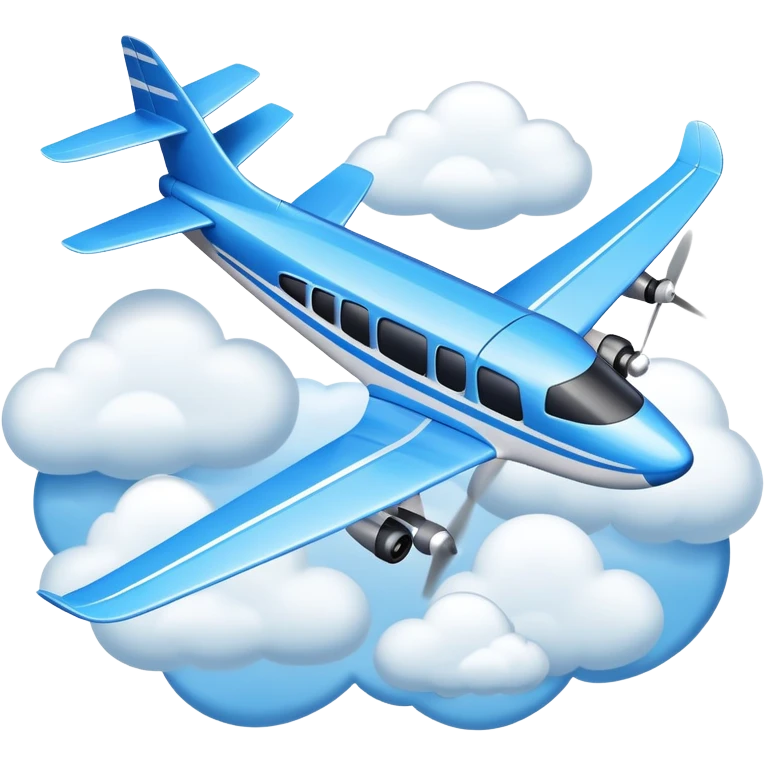 An icon featuring a remote-controlled model airplane soaring through the sky and clouds, with a detailed transmitter in the foreground. The sky is clear with motion lines showing flight. Transparent background emphasizes the precision, creativity, and joy of aeromodelling as a sport. emoji