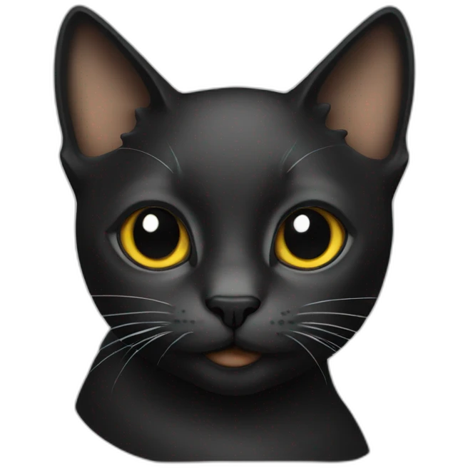 cat black emoji
