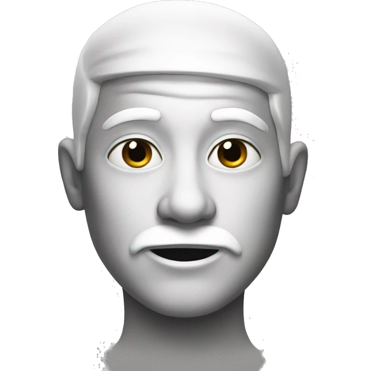 black and white, halloween themed emoji