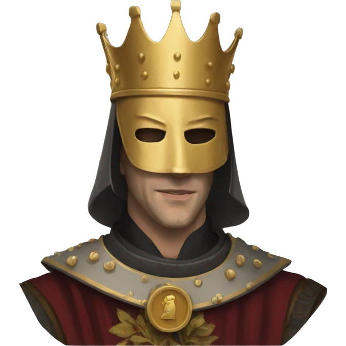 King baldwin IV masked emoji