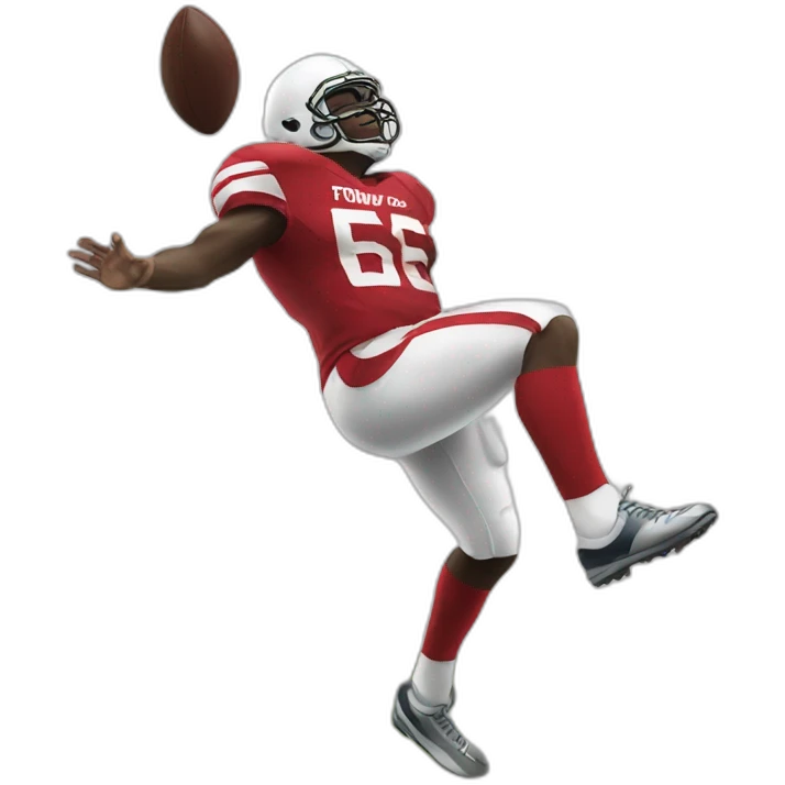 football player falling emoji