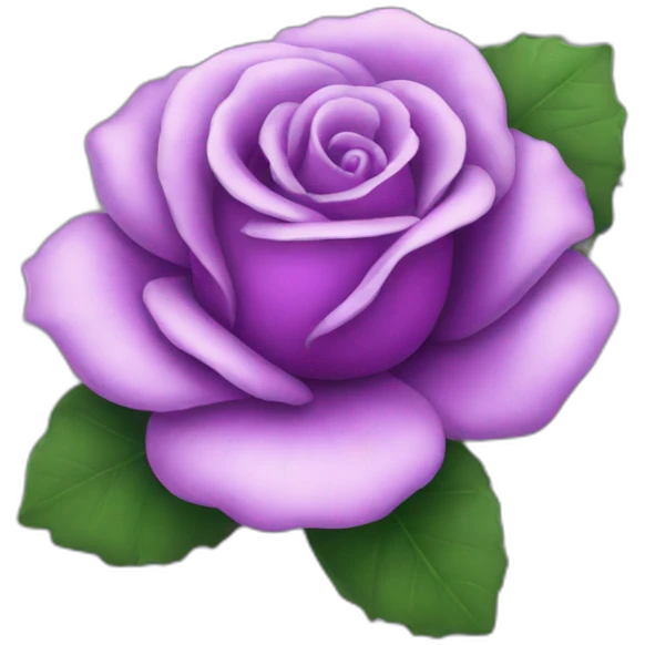 Rose violette emoji