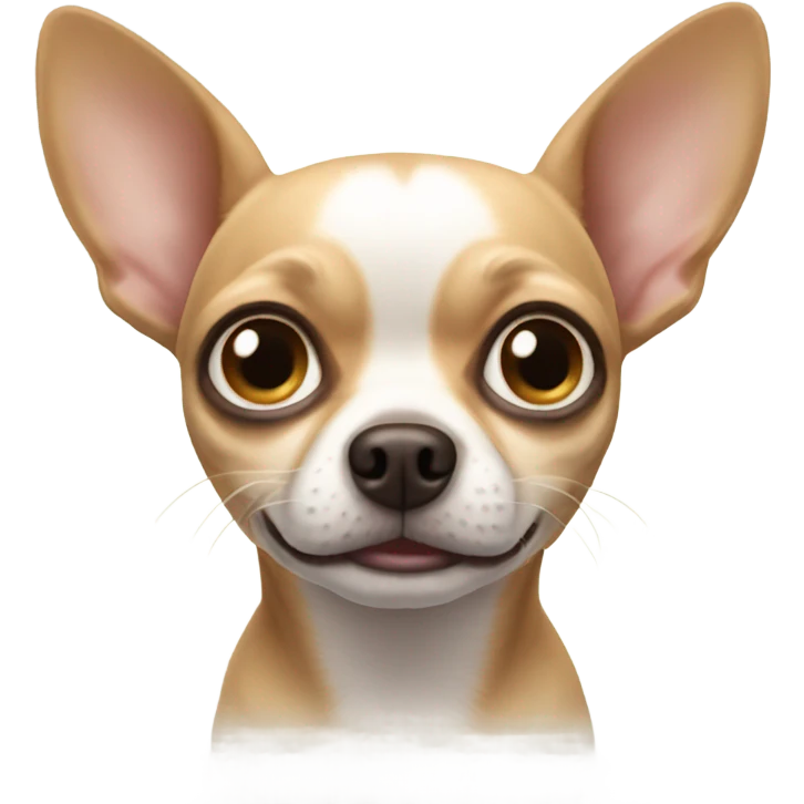 Chihuahua rolling eyes emoji