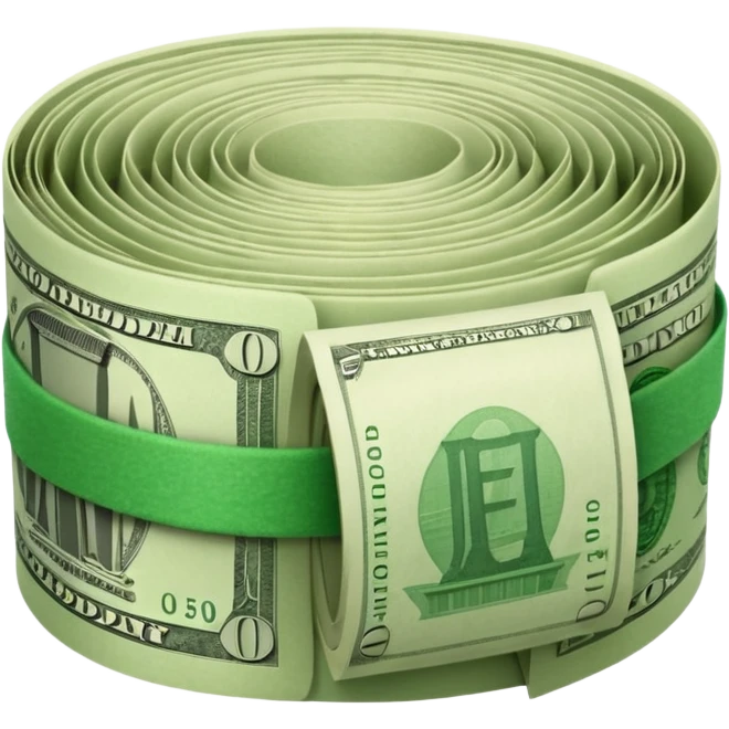 Money that is like a tube emoji
