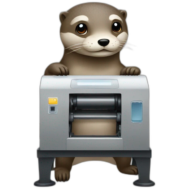 Loutre machine a laver emoji