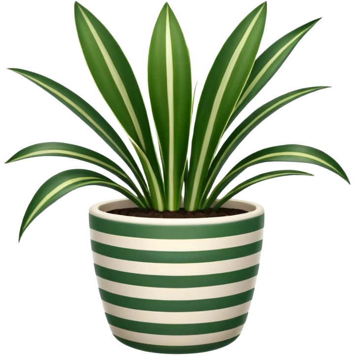 Snake plant in pot emoji