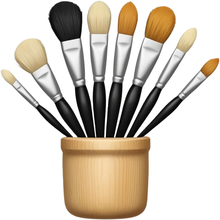 artist brushes emoji