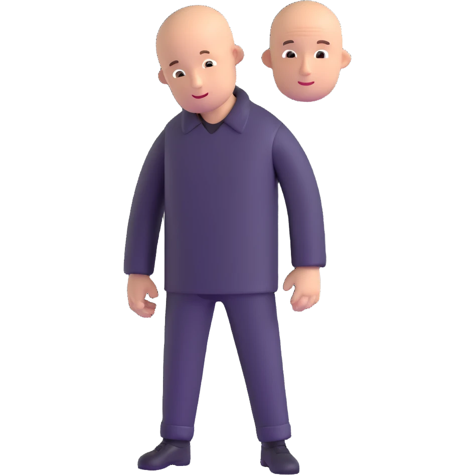 bald man emoji