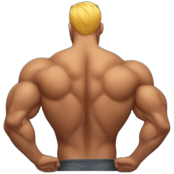 muscular backs emoji