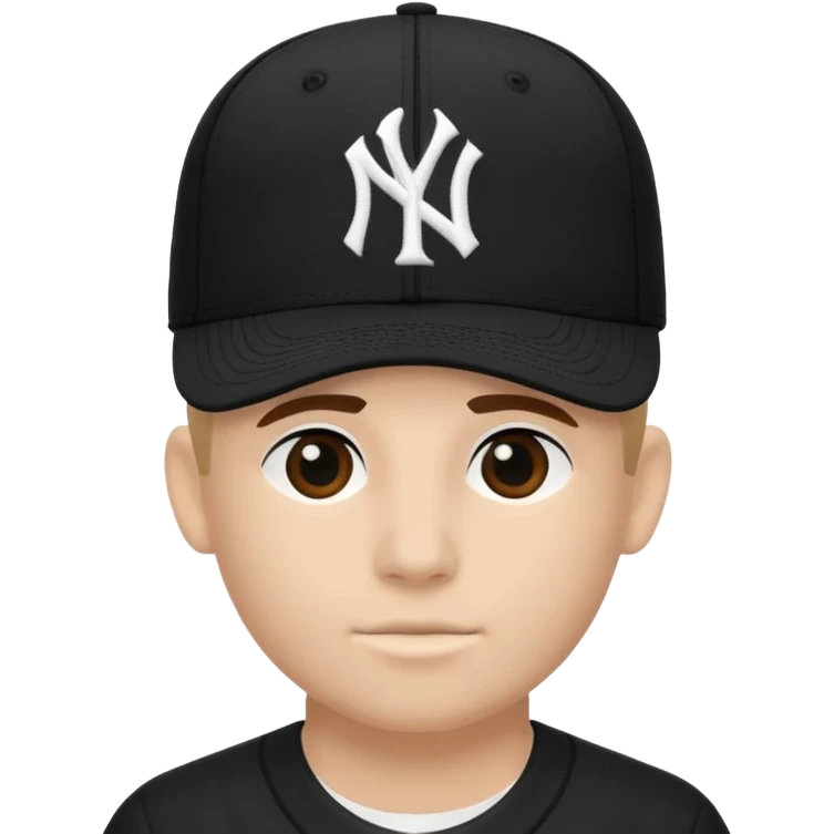 Cappellino New Era New York nero emoji