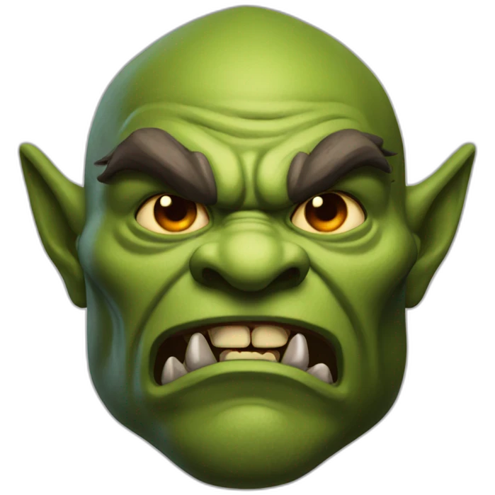 orc flammes emoji