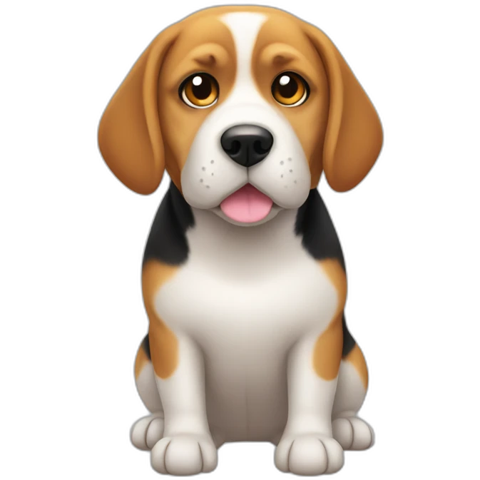 chubby beagle emoji