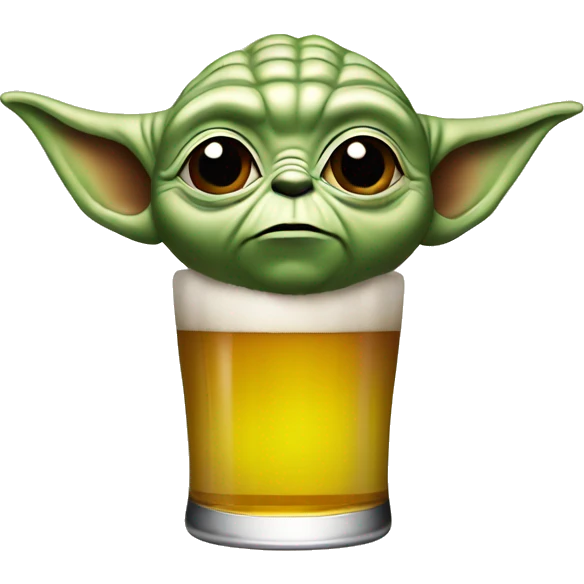 Yoda beer emoji