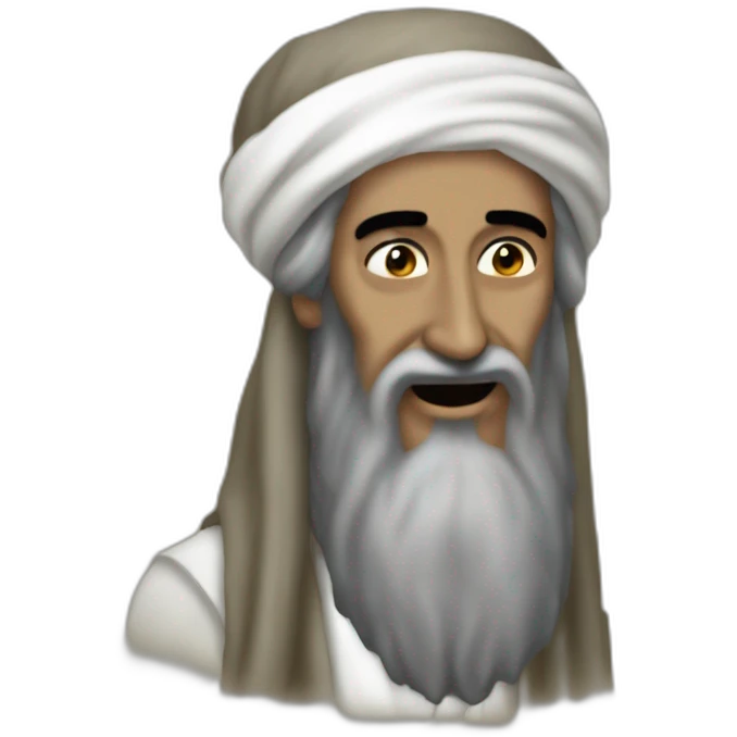 osama bin laden playing drumbs emoji