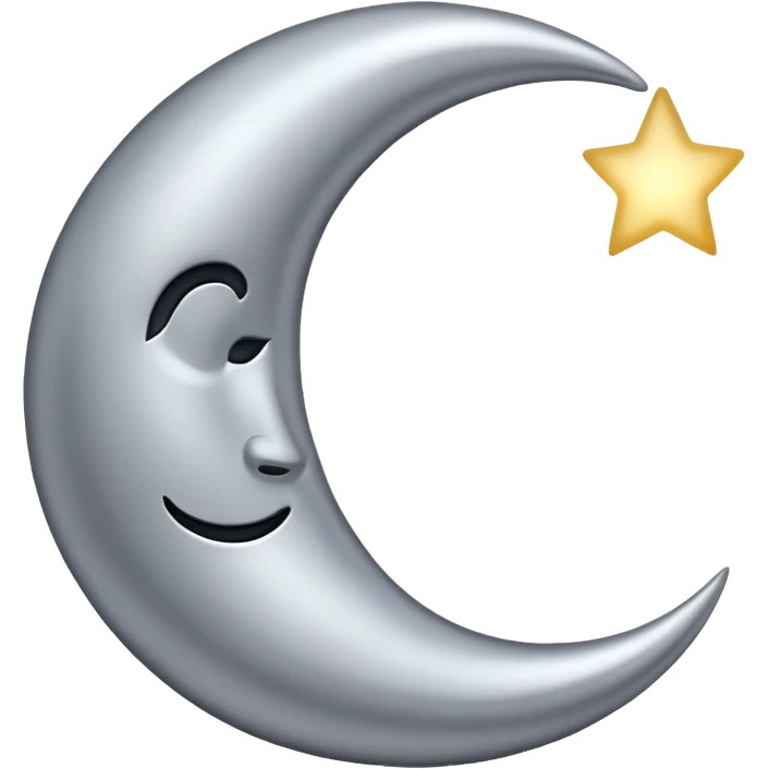 Crescent moon emoji