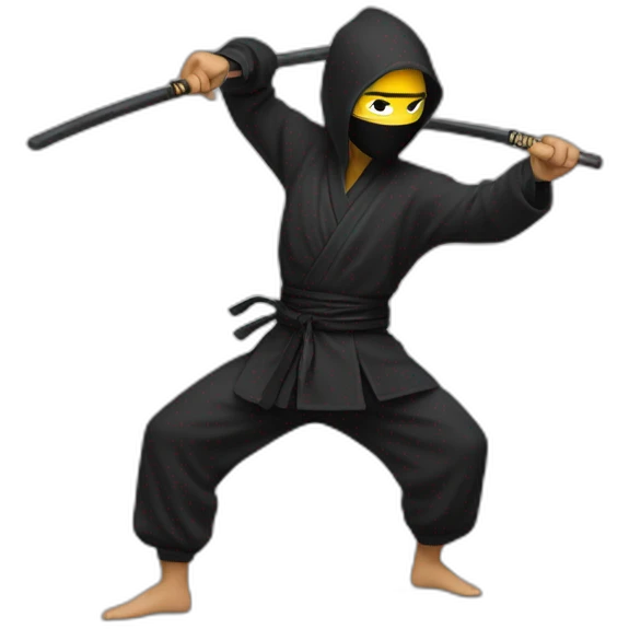 ninja qui danse emoji