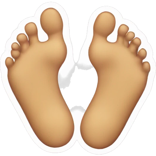 Feet heel emoji