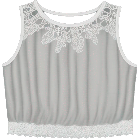 Black top with lace emoji