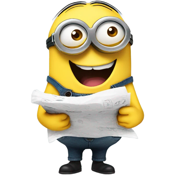 minion with messGES emoji