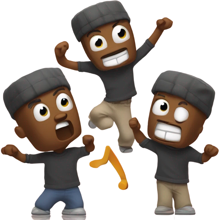 3 random letters from alphablocks rapping so terribly that it’s earrape emoji