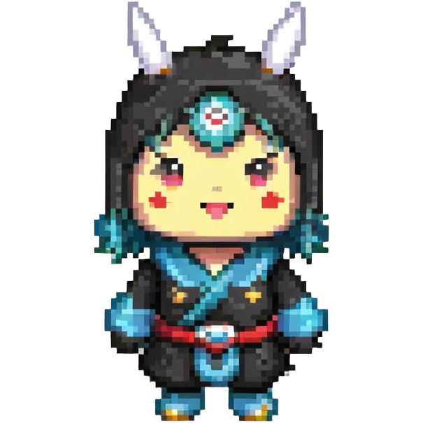 simple Japanese mascot character with soft appearance emoji