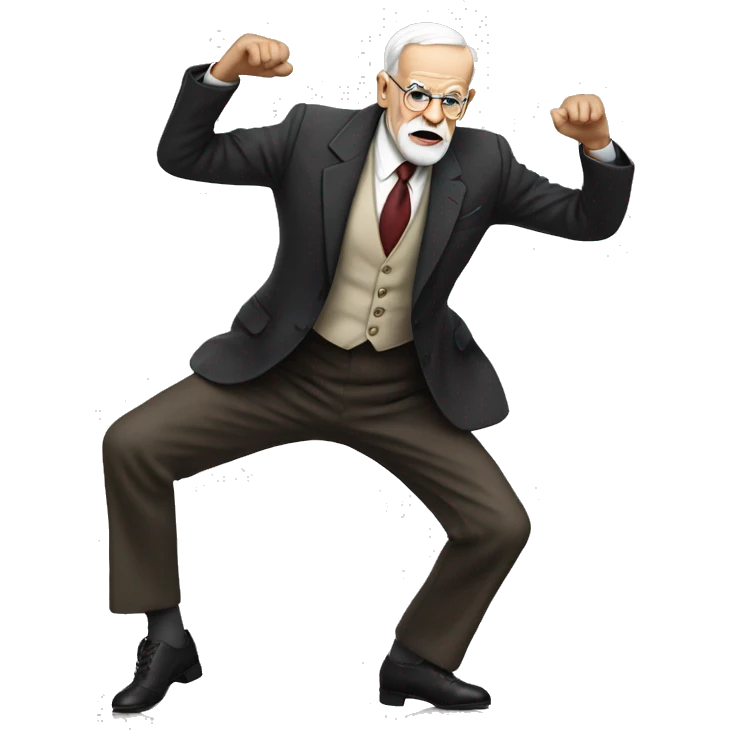 Zigmund Freud dance twerk emoji