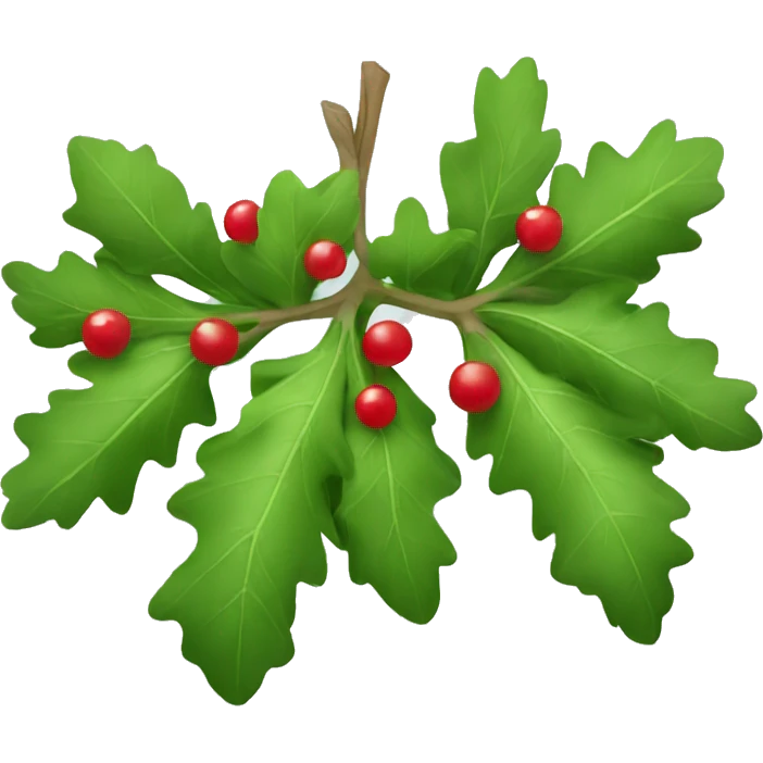 mistletoe emoji
