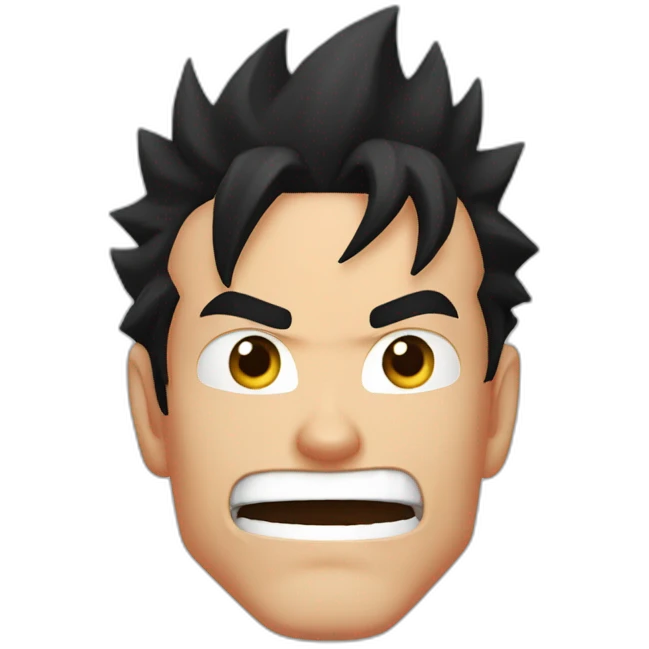 Goku cachetada a Superman emoji