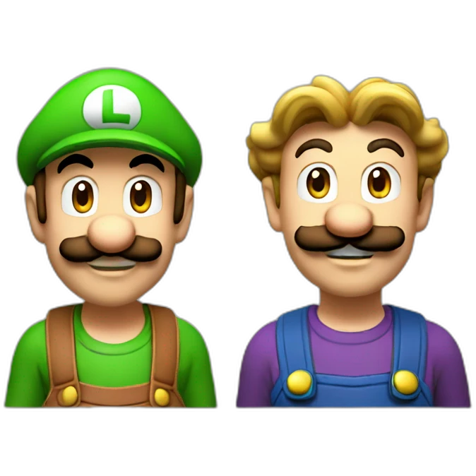 Mario bros y Luigi  emoji