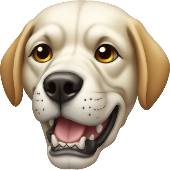 skull dog emoji