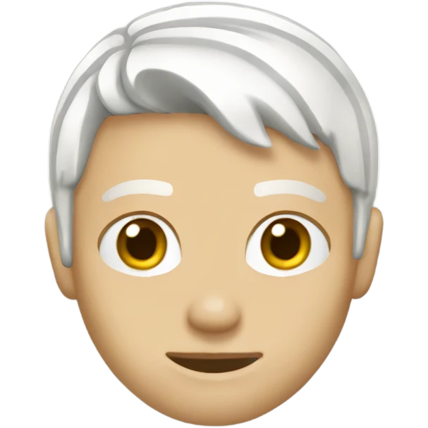 Prisonnier blanc et blond emoji