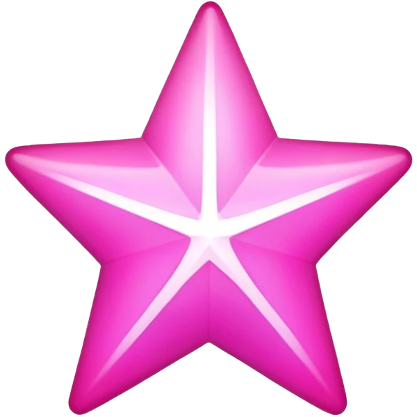 Pink star  emoji