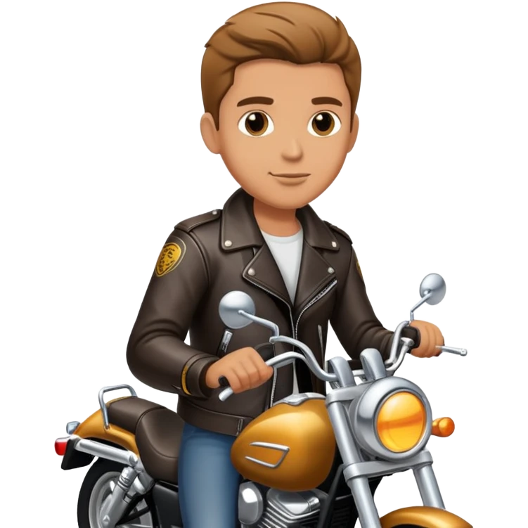 Motorcycle man emoji