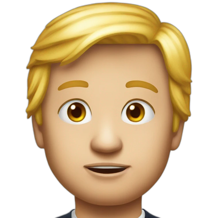 Young Trump hungry emoji