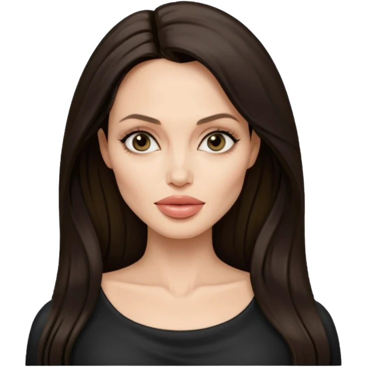 Angelina Jolie up to the waist emoji