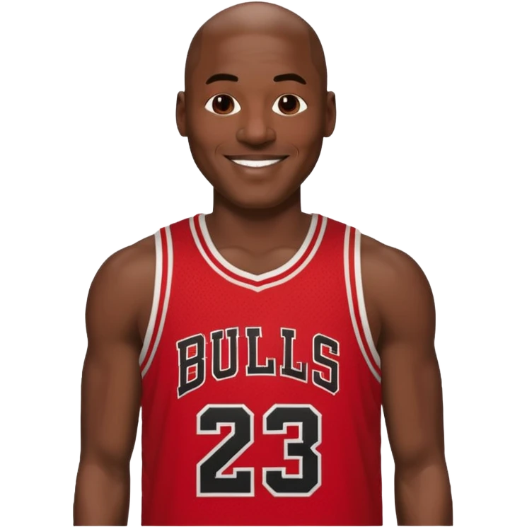 Michael Jordan number 23 Chicago Bulls emoji