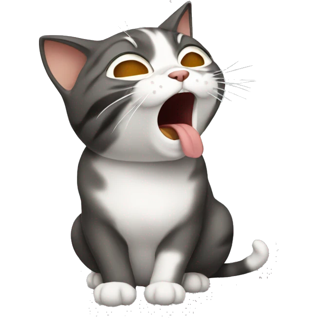 Cat sneezing  emoji