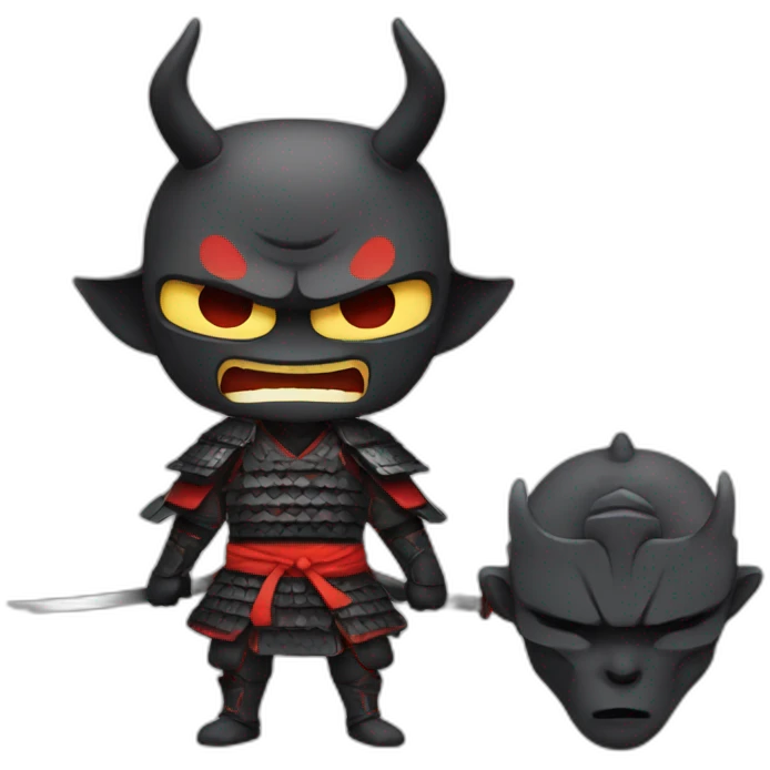 Samurai demon emoji