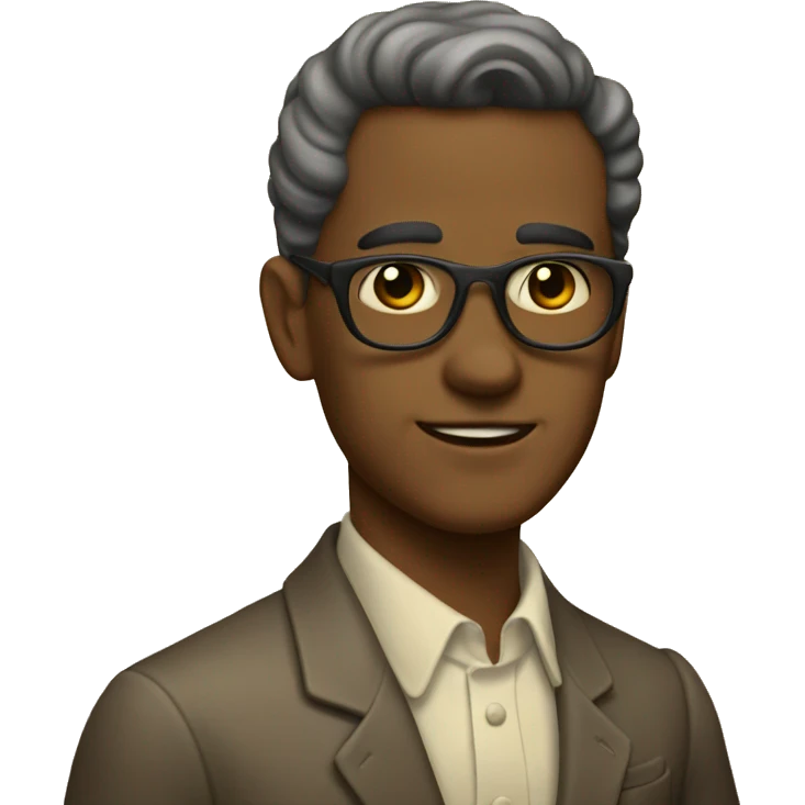 Retro-styled person: someone with a vintage aesthetic emoji
