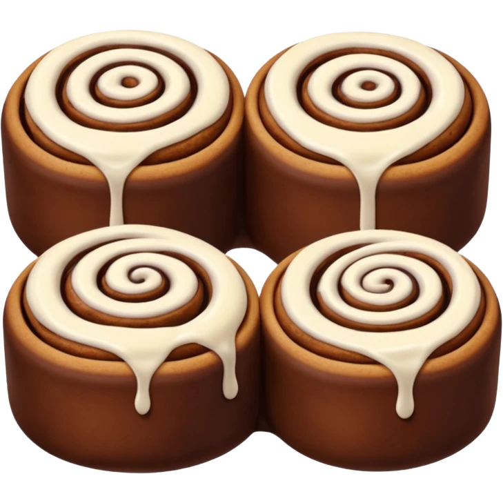 синабоны из шоколадного теста emoji