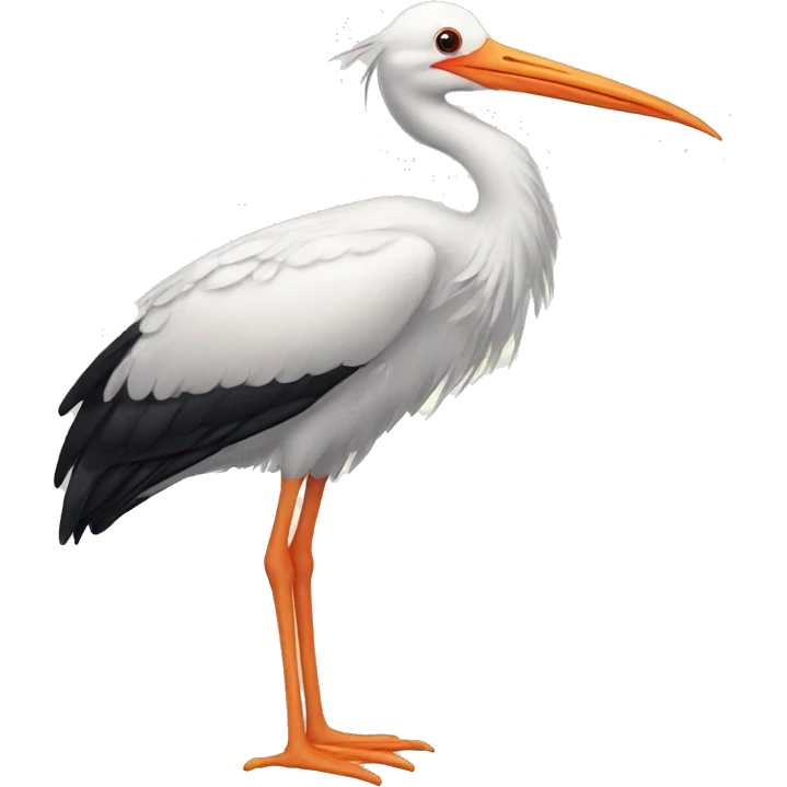 Stork emoji