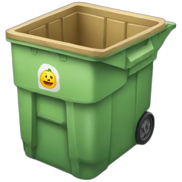 Contenedor basura emoji