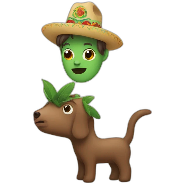 Un caca mexicain emoji