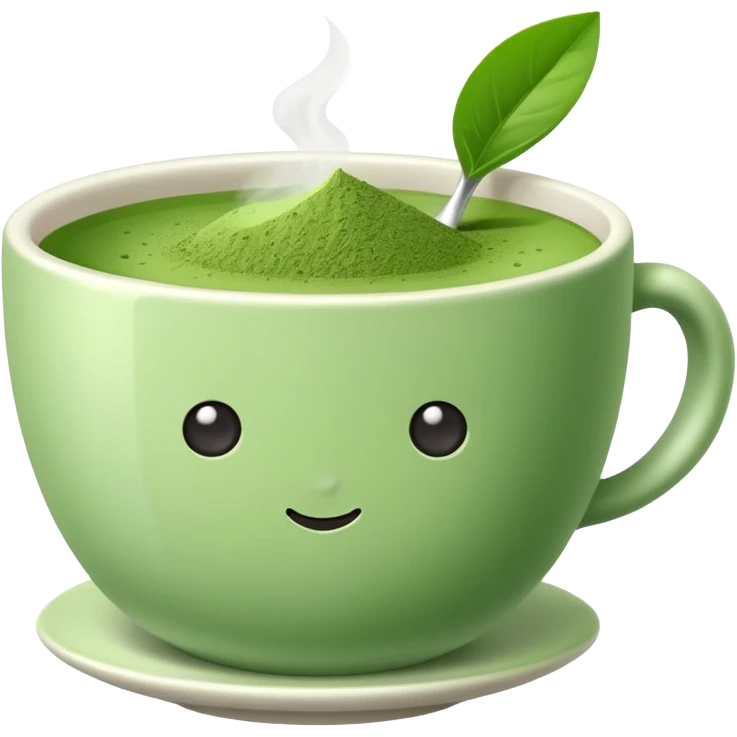 Macha tea emoji